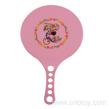 ps pp plastic promotion beach racket with logo